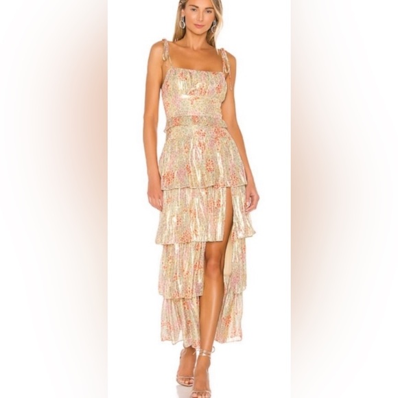 XS Lovers and Friends NWT Santorini Maxi Dress - Picture 2 of 2